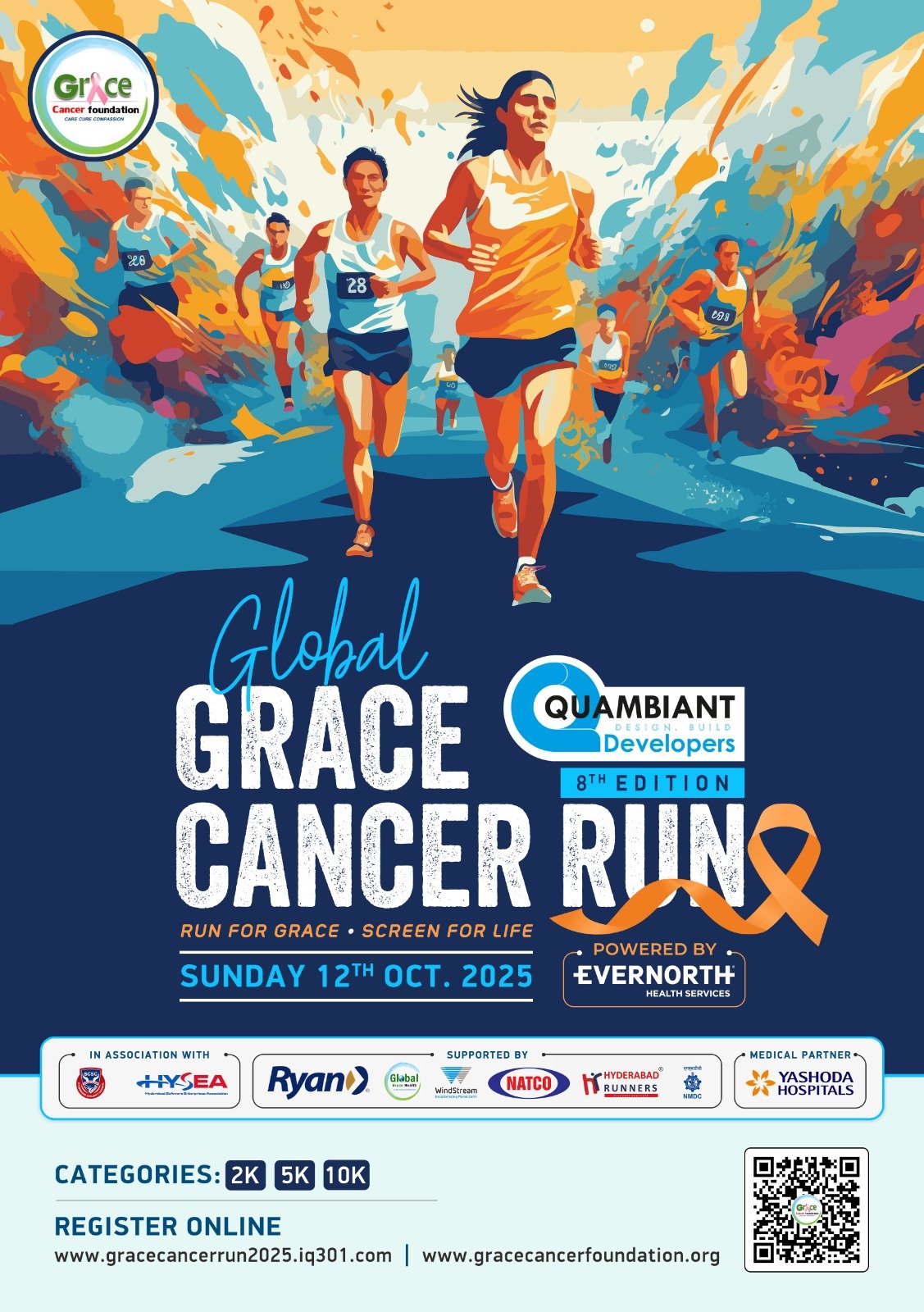 Grace Cancer Run 2025 Poster Grace Cancer Run 2025 Poster